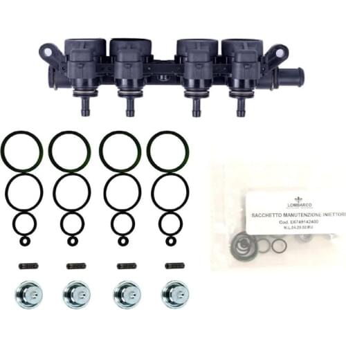 LANDI LANDIRENZO AEB TYPE LOMBARCO EVO INJECTOR SET REPAIR PRODUCED IN ITALIA