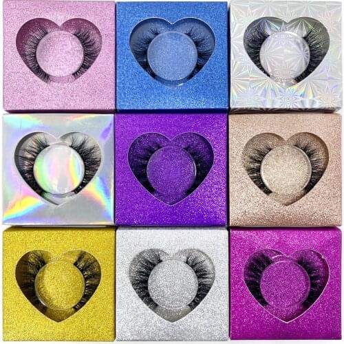 Flash Girl 3D Mink Lashes Thick Handmade Full Strip Lashes Wispy Natural Volume Soft False Eyelashes Reusable Eyelash