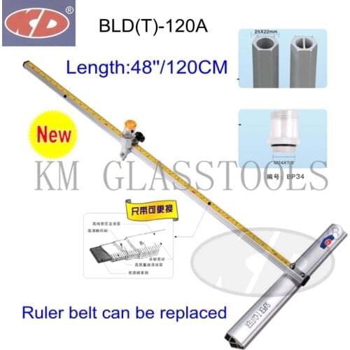 Super quality! KD 48"/120CM Speed T Shaped Oil Filled Glass Cutter Cutting Tool.Cutting glass 6~12 mm
