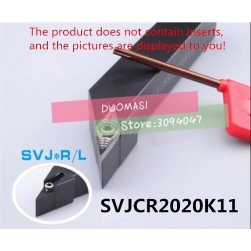 SVJCR2020K11 Toolholder 20*20*125MM CNC turning tool holder, 93 degrees External turning tools, Lathe cutting tools