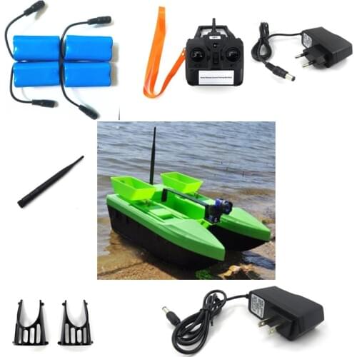 Three Bait Compartments Remote control Large fast electric RC fishing bait boat Spare Parts Battery/Charger/Remote Control
