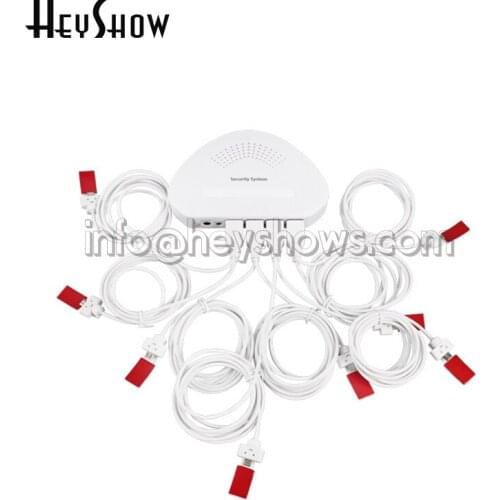 Mobile Phone Security Stand Ipad Burglar Alarm System iphone Anti-theft Box For Ipad Charging Holder in Retail Store 4 6 8 Port