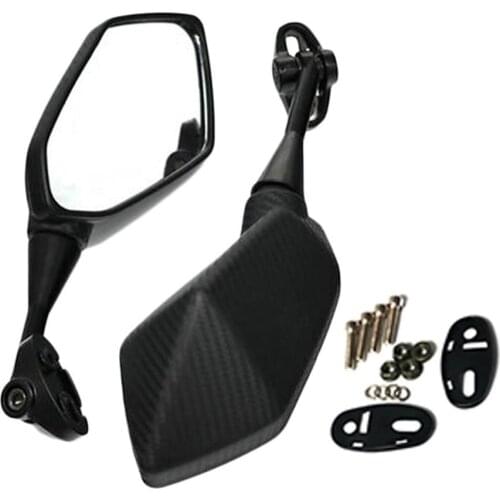 Carbon fibre color universal motocross ATV Off-road dirt pit bike motorbike side mirror moto rearview motorcycle mirror