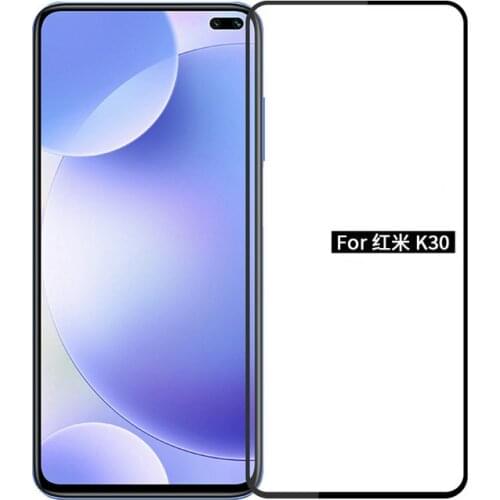 For Xiaomi Redmi K30 5G Full Glue Cover Tempered Glass Screen Protector for Xiaomi Mi 9T Pro 6GB 64GB 8GB 128GB 256GB Glass film