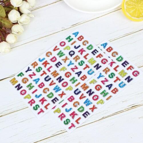 10 Sheets Letter Sticker For Kids Boys Girls Learning DIY Toys Cartoon Scrapbook Stickers