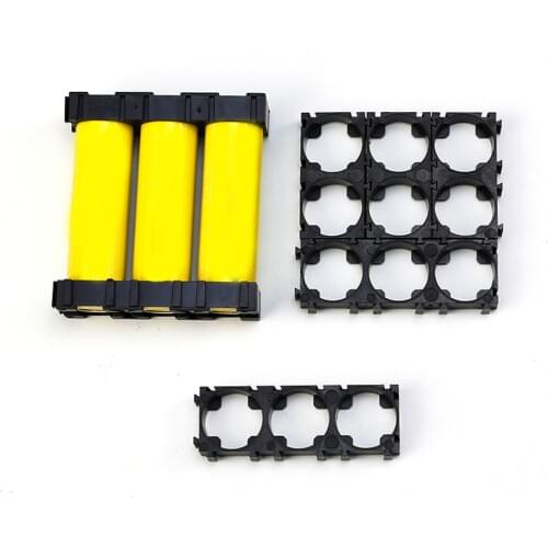 20Pcs 18650 Lithium Battery Holder Safety Anti Vibration Cell Cylindrical Battery Bracket Combined Frame Batteries Support Stand
