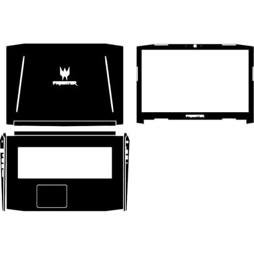 Laptop Leather/Carbon fiber vinyl Skin Sticker Cover Protection For Acer Predator Helios PH317-51 PH317-52 17.3-inch
