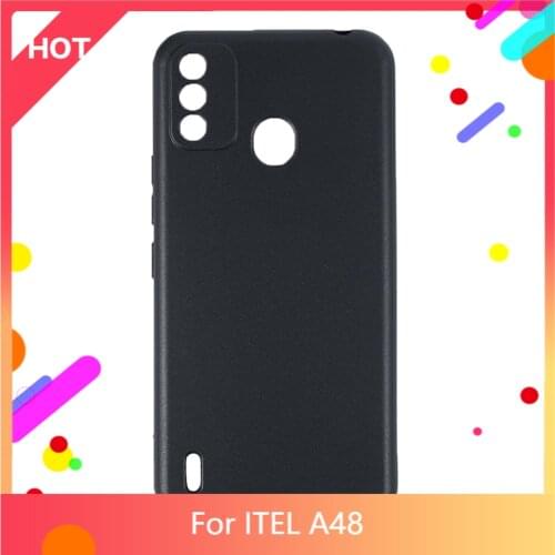 A48 Case Matte Soft Silicone TPU Back Cover For ITEL A48 Phone Case Slim shockproof