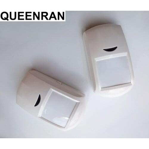 2pcs Anti-thief Infrared Sensor Wireless PIR Motion Sensor Detector for 433MHz EV1527 Code For GSM G90B G90B Plus Alarm Panles