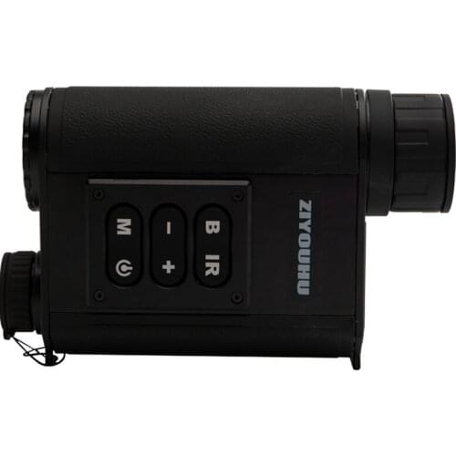 ZIYOUHU 6X magnification black laser rangefinder 500m night vision device optical laser measuring tool distance meter outdoor