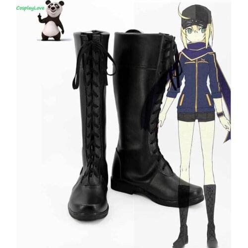 FGO Fate Grand Order Mysterious Heroine X Black Shoes Cosplay Long Boots Custom Made CosplayLove For Halloween Christmas