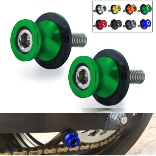 Motorcycle Swingarm Spools Slider Rear CNC Swing Arm Cover Stand Screws Paddock For Kawasaki Z1000SX Z 1000 SX 1000SX 2001-2020
