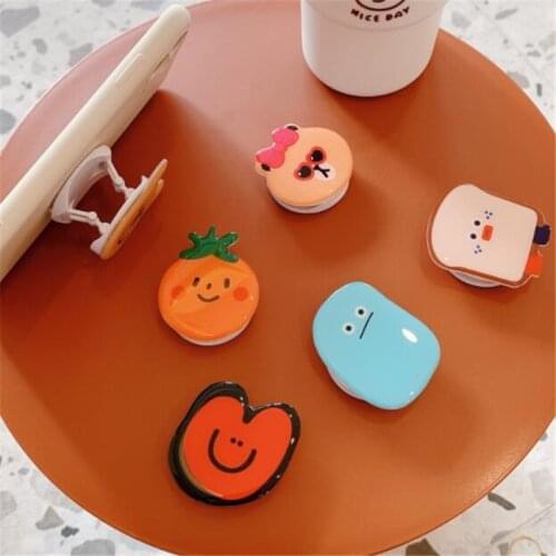 Cartoon Cat Bear Koala Expanding Stand Grip Mount Phone Socket Fold Mobile Smartphones Pocket Desktop Stand Bracket Phone Holder