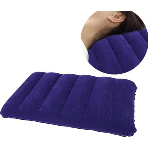 Inflatable Pillow PVC Soft Backrest Cushion Home Travel Pillows