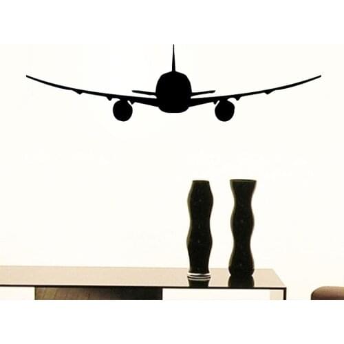 Airplane Wall Decal Boys Kids Children Room Decoration Nursery Wall Sticker Removable Home Decor Living Room Wallpaper Poster