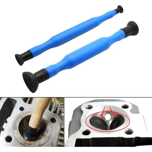 2 Pcs Valve Lapping Sticks Plastic Grip with Suction Cup for Auto Motorcycle Cylinder Engine Valves dust Grinding tool