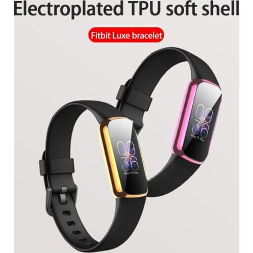 All-Inclusive Soft TPU Case For Fitbit Luxe Smart Watch Cover Durable Case Shell Smart Watch PC Hard Case Accessories