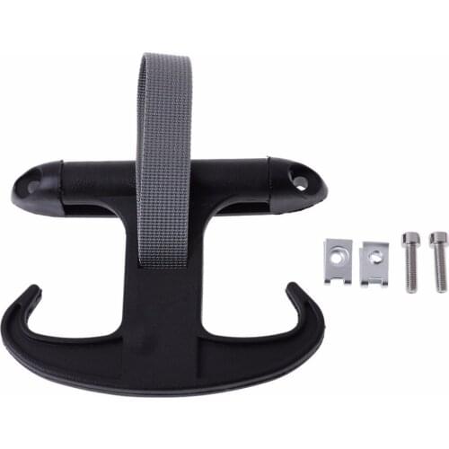 QILEJVS Wholesale Cargo Trunk Bag Hook Hanger Holder For VW VOLKSWAGEN Passat Jetta Audi A4 Black #1