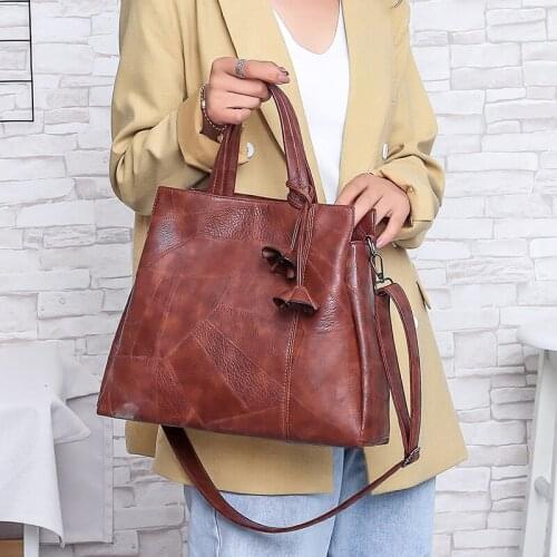 2021 New Luxury Handbags Women Designer Bags Vintage Female pu leather handbags Casual Tote Crossbody Bags For Women Sac