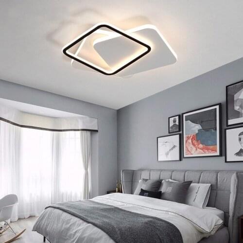 LED Nordic Ceiling Light Simple Modern Living Room Dining Bedroom Ceiling Lamp Creative Creative Iron Home Deco Ceiling Lighting