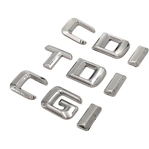1pcs/lot ABS Free Shipping CDI CGI TDI Chrome Badge Emblem Sticker