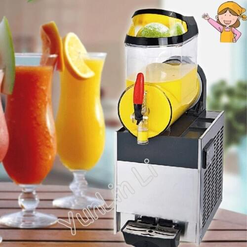 10L Single Cylinder Beverage Machine Commercial Snow Melting Machine 110V/220V Slush Cold Drink Dispenser Machine XRJ10Lx1