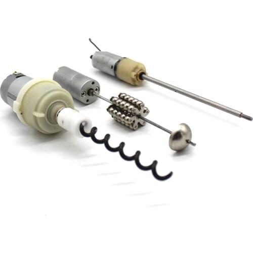 3pcs/set creative gear motor micro DC motors spiral long axis steel ball different motor Ddecelerate DIY car making accessories