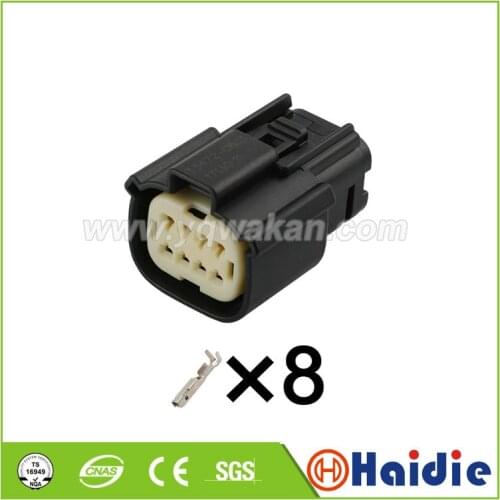 Free shipping 2sets 8pin auto electric waterproof connector 334720801 cable housing plug connector 33472-0801