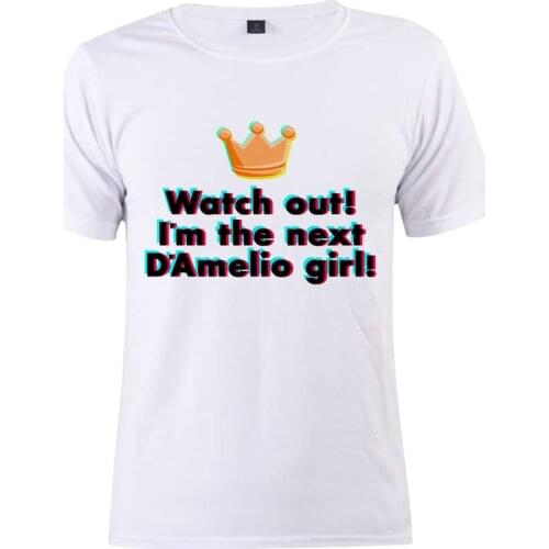 Charli Damelio T Shirt Ice Coffee Splash Pattern Women Kawaii Cartoon Summer White Tops Funny Graphic Unisex Y2k Aesthetic Men