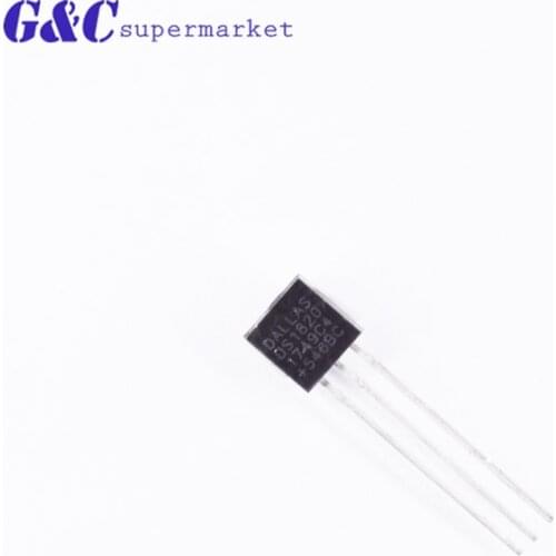 DS18S20+T&R DS18S20 DS1820 TO-92 temperature sensor original