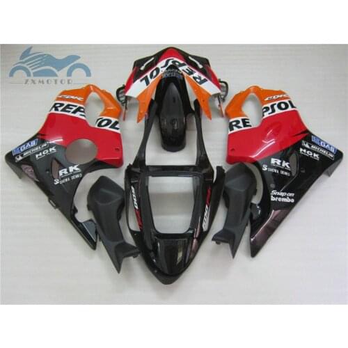Customize 100% Injection for CBR600 F4i road fairings 01 02 03 CBR600F4i 2001 2002 2003 CBR 600 F4i red repsol fairing kits ZOBF