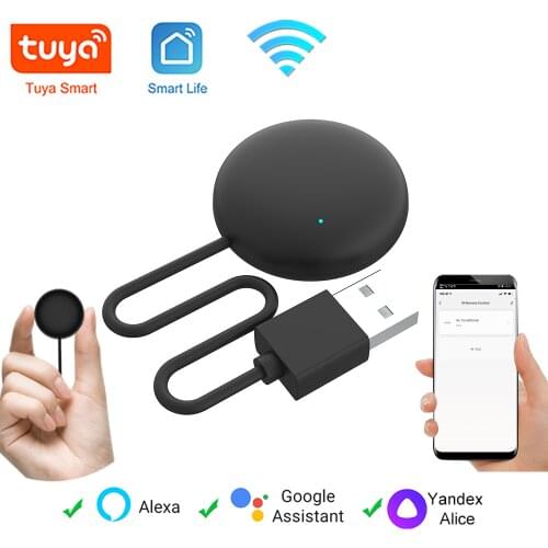 Tuya Smart IR Remote Control WiFi for Smart Home Control for TV Air Conditioner Works with Alexa Google Home Yandex Alice