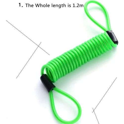 Kovix Motorcycle disc Lock Cable Motorbike Motocross Scooter ATV Signaling Brake Disc Reminder Lock Cable Accessories