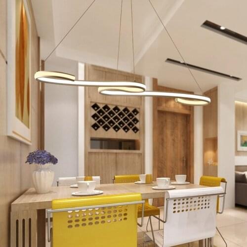 New double-sided lighting modern LED chandeliers Living room dining room bedroom study hall bar lamp lighting