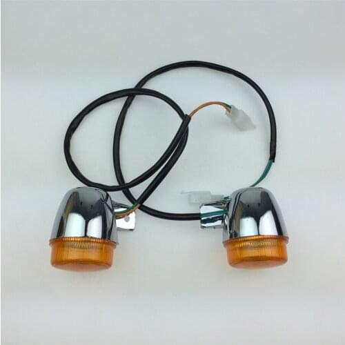 STARPAD Electric car turn signal motorcycle front lights in front of left and right turn a pair of electroplating color 12V