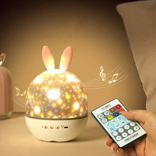 Crowne Duck Sky Projector Led Remote Control Music Bluetooth Sound Romantic Atmosphere Lamp Childrens Birthday Gift