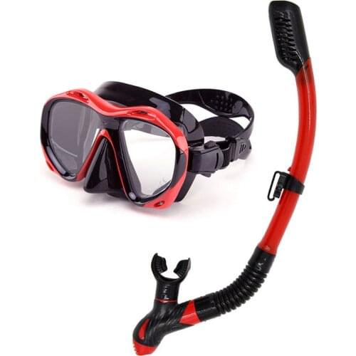 Professional Silicone Gear Scuba Diving Mask Equipment Snorkel Anti-Fog UV Waterproof Swim/Dive Glasses Adults Men Women Goggles