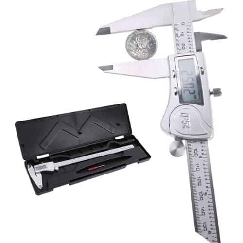 Stainless Steel Caliper 150/200/300mm herramientas ferramentas Vernier Calipers Micrometer Ruler Measuring Tool Gauge Instrument