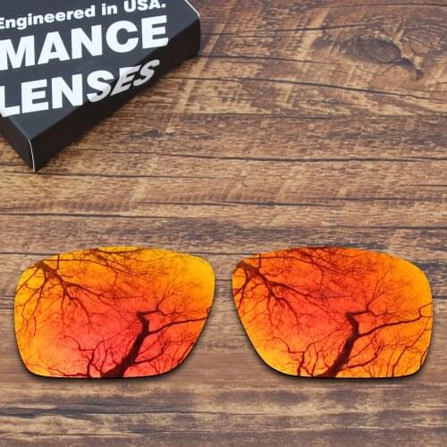 ToughAsNails Polarized Replacement Lenses for Oakley Dispatch 1 Sunglasses Fire Red Mirrored Color (Lens Only)