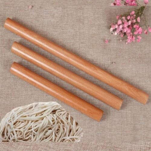 Solid Natural Wooden Pastry Rolling Pin Cake Fondant Baking Cookies Noodle Biscuit Rollers Dough Roller Kitchen Accessories