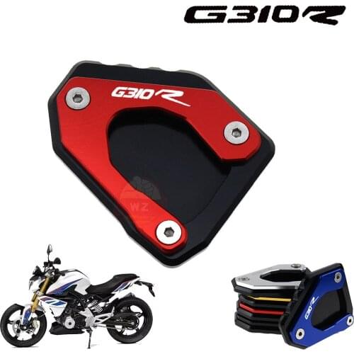 Top Quality Aluminum Side Stand Enlarger Universal For BMW G310R G 310R G310 R 2017-2018