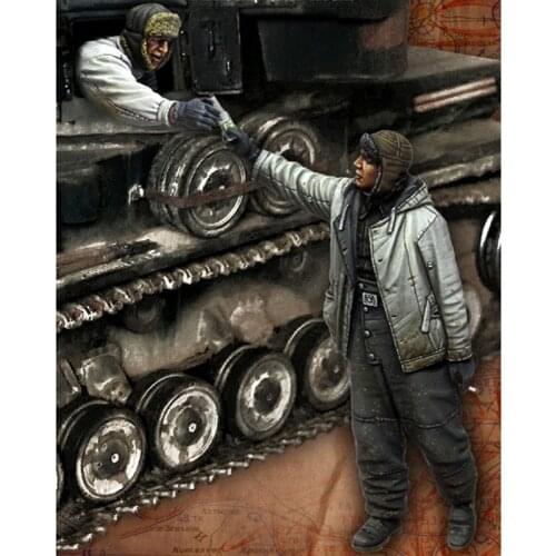 1/35 Unpainted Resin Figure Building Kit Soldiers