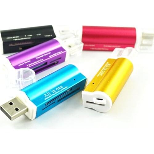 4 card slot multi in one card reader USB2.0 multi function card reader Tfcard slot (T-Flash)
