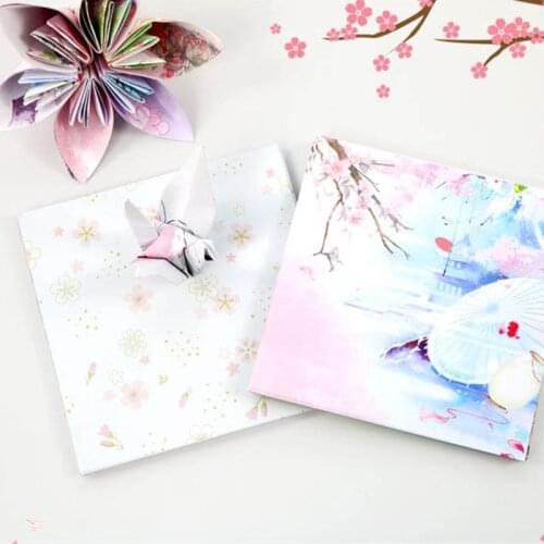 72Pcs square origami 15 * 15cm paper scrapbook decoration Art material origami craft Kids DIY handmade