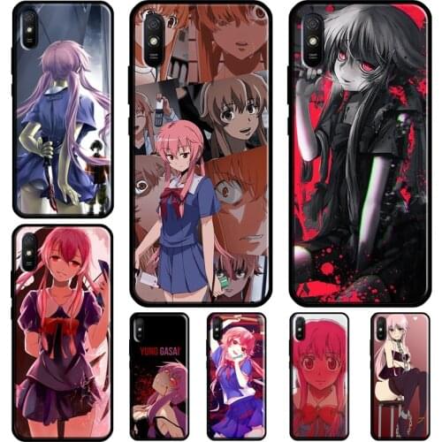 Mirai Nikki Future Diary For Xiaomi Redmi 9T 9C 9A K40 Case For Redmi Note 10 Pro Note 9 Pro 8 Pro Note 8T 9S Cover