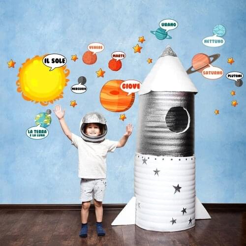 R00404 sticker mural kids Wall Art size 40x120 cmDecorazione Wall, Wall stickers, wallpaper
