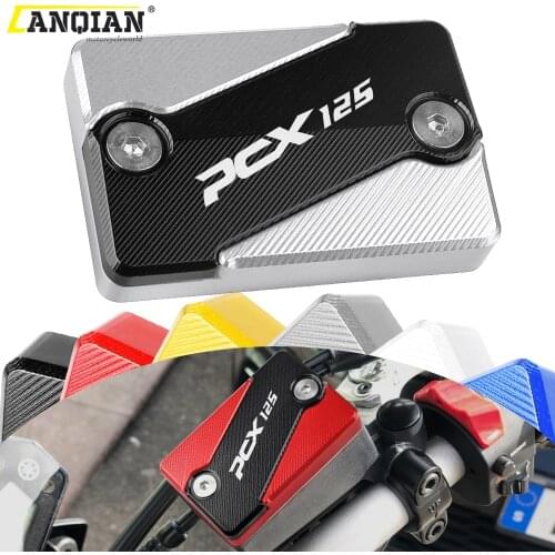 For HONDA PCX 125 PCX125 2015 2016 2017 2018 2019 ALL Year Motorcycle Aluminum DIRT BIKE Front Brake Fluid Reservoir Caps Covers
