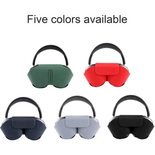 Faux Leather Travel Carrying Storage Bag For AirPod Max Headsets Protective Case For AirPod Max Headphones Protecor Cover