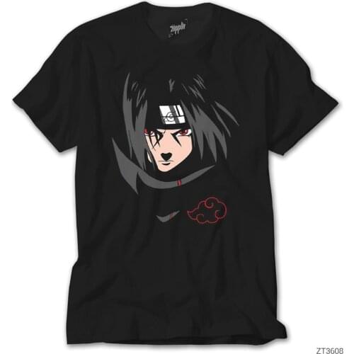 Unisex Woman Man Anime Tshirt Black Color 100% Cotton