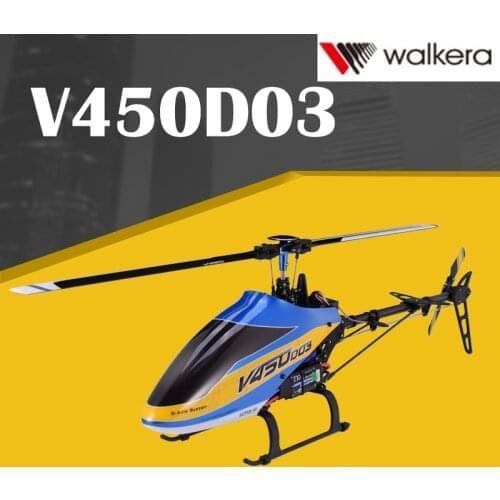 Good Sale Walkera V450D03 6CH 3D Fly 6-Axis Stabilization System Single Blade Helicopter EU Plug